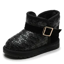 cute children winter boots warm children shoes for girls