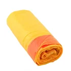 55 Pcs/Rolls Garbage Drawstring Yellow Plastic Clear Roll Popular Hdpe\/ldpe Biodegradable Trash Bag For Kitchen