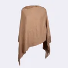 2018 new product Brown 100%polyster plain burlap custom scarf women