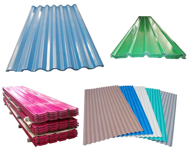 Corrugated PPGI steel metal / iron roofing sheet in RAL color