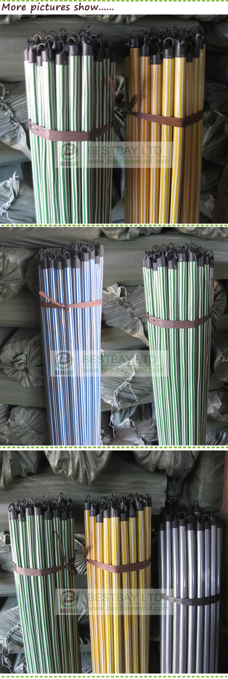 Strong eucalyptus wood handle/wooden stick/ for brooms and mops