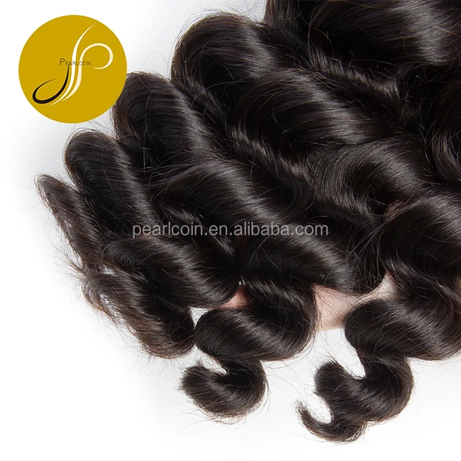 double weft loose wave bundles brazilian hair weave natural