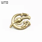 Wholesale Factory Direct Custom Antique Gold Metal Badge business souvenir lapel pins
