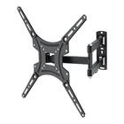 90 Degree Full Motion TV Holder Swivel Wall Mount Articulating Plate Wall Bracket TV for LCD VESA 400*400
