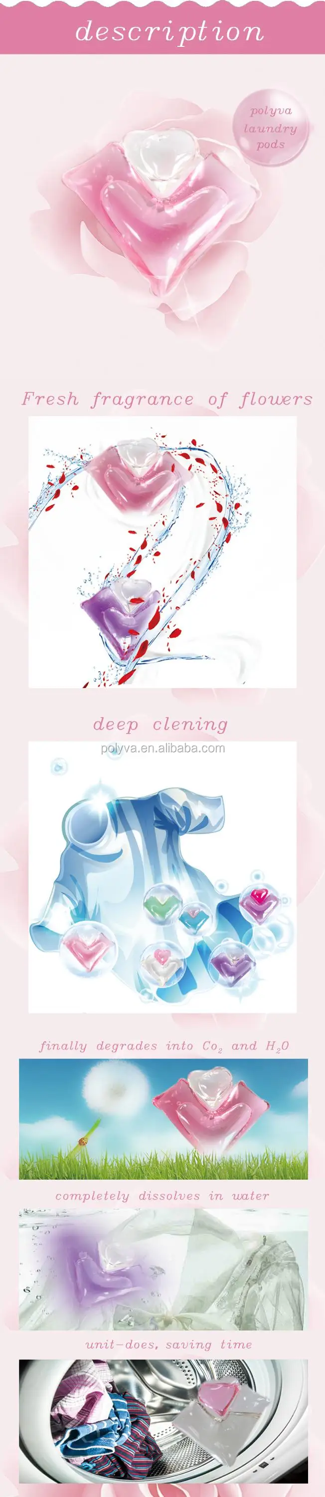 OEM and ODM eco-friendly and fragrance liquid laundry detergent orchid pods washing clothes
