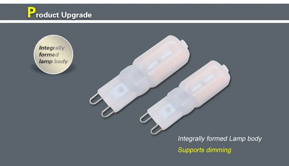 10PCS Mini G9 Led Dimmable Lamp Light 2835SMD 3W 5W Led Bulb 220V COB High Power High Transmittance 360 Degree Led Spot Light