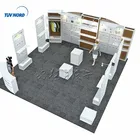 Strong flexible aluminum easy assemble trade show tradeshow booths A variety of goods display Large space booth