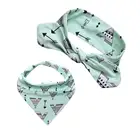 Hot Sale Custom Logo 100% Cotton Cute Baby Bandana Drool Bibs