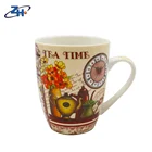 Best sale ceramic coffee mug with flower designs