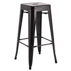 Cheap french style antique stacking metal dining chair bar Stool Chair
