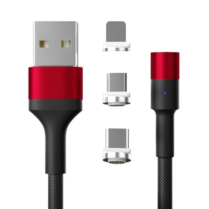 popular products 2019 3 in 1 usb charger cable Portable Magnetic usb cable - ANKUX.COM