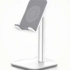 Tablet Stand Adjustable Aluminum Cell Phone Holder Stand Compatible with Smartphones and Tablets Up to 10 Inches