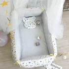 Amazon Hot Sale Portable Crib Baby Bed Or Toddler Size Nest