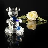 crystal crafts animals figurine crystal glass dog ornaments with Fragrance for lovers