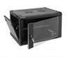 19inch design front glass door coffret 6u 9u 20u server rack with fan shelf