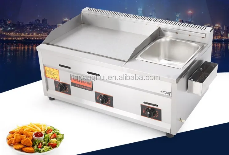 Commercial Griddle Pancake Griddle Half Griddle And Half Grill