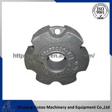 rock crusher parts custom steel casting hammer of low cost
