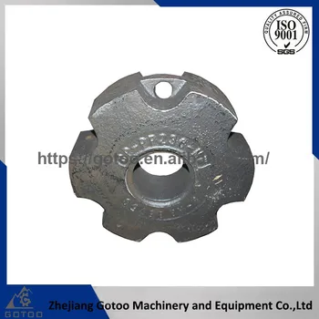 rock crusher parts custom steel casting hammer of low cost