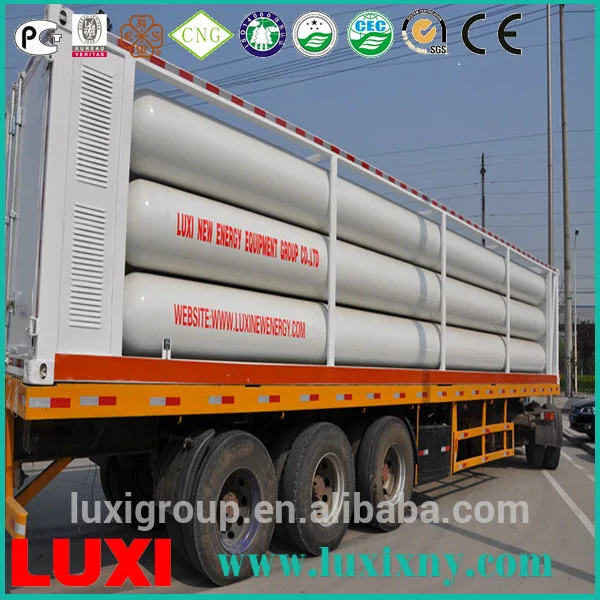 LUXI CNG 11 Tube Skid Trailer