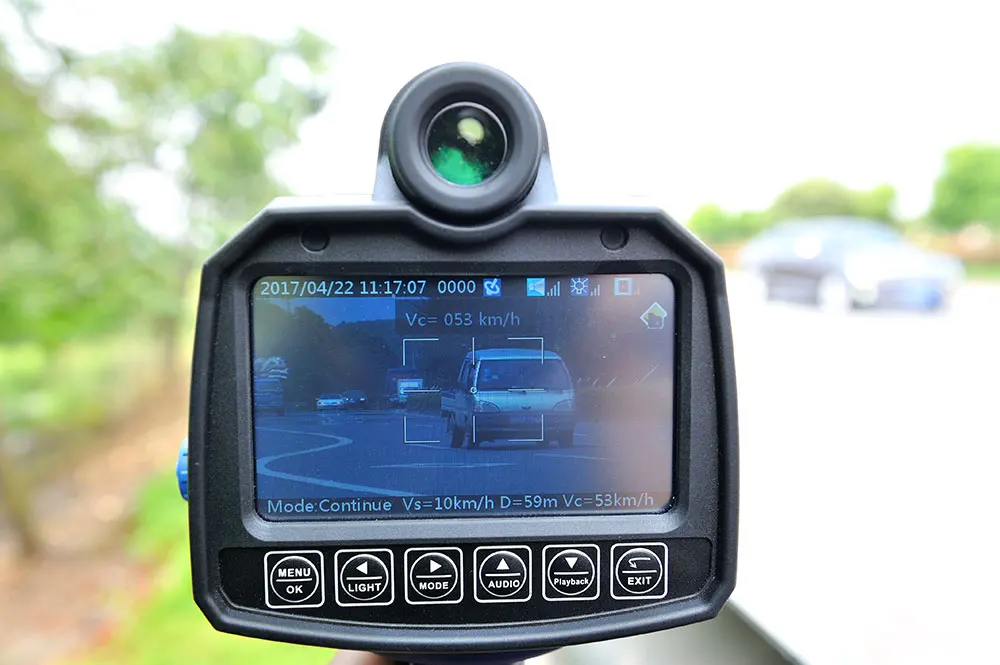Laser Speed Gun With Video / LIDAR Detector, View laser Detector