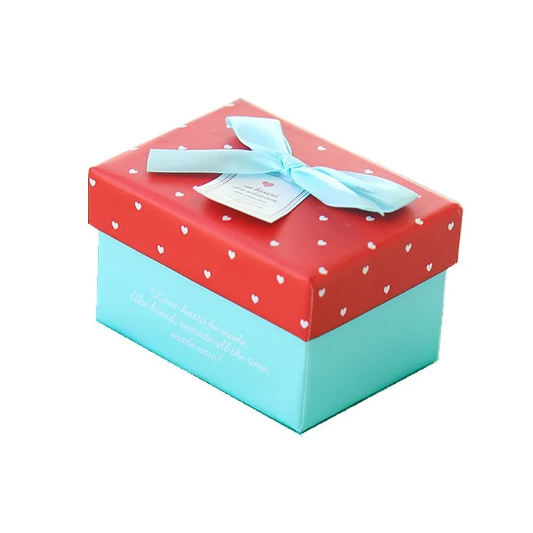mini gift box packaging box with paper with your