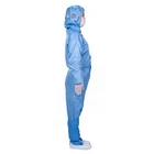Blue Antistatic Garment cleanroom Suit ESD Safety Clothing Protective Coverall Suits