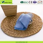 Microfiber household clean glass wiping used towel glass cleaner cloth