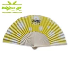 Craft Paper Fan Hand Fan Bamboo Custom Made Craft Bamboo Skeleton Paper Folding Hand Fan With Your Artwork