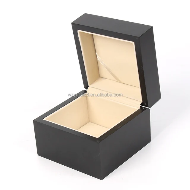 luxury custom mens smart wrist timepiece gift case wooden watch