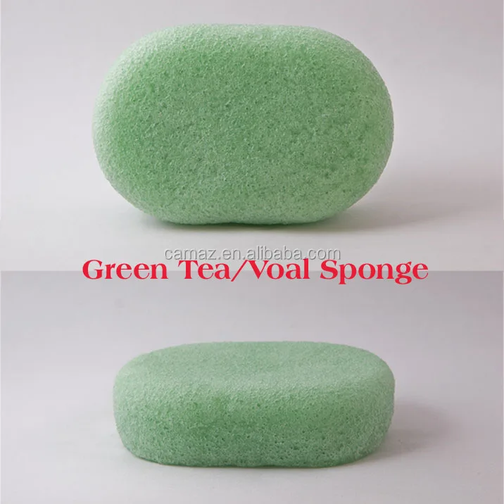 camaz 100% natural konjac sponge body& face with different shape