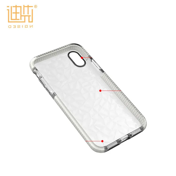 High quality TPU mobile phone case Diamond design anti-fall cell phone case