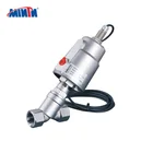 MT Pneumatic Stainless Steel Angle Seat Valve