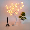 High quality decoration 24Led Small Tree Light with Rose flower Hot Sale led Rose Flower light for Wedding Party Favors SDD-229