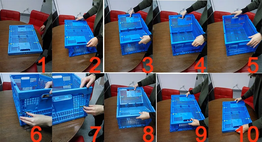 45L New Design Storage Plastic Collapsible Box