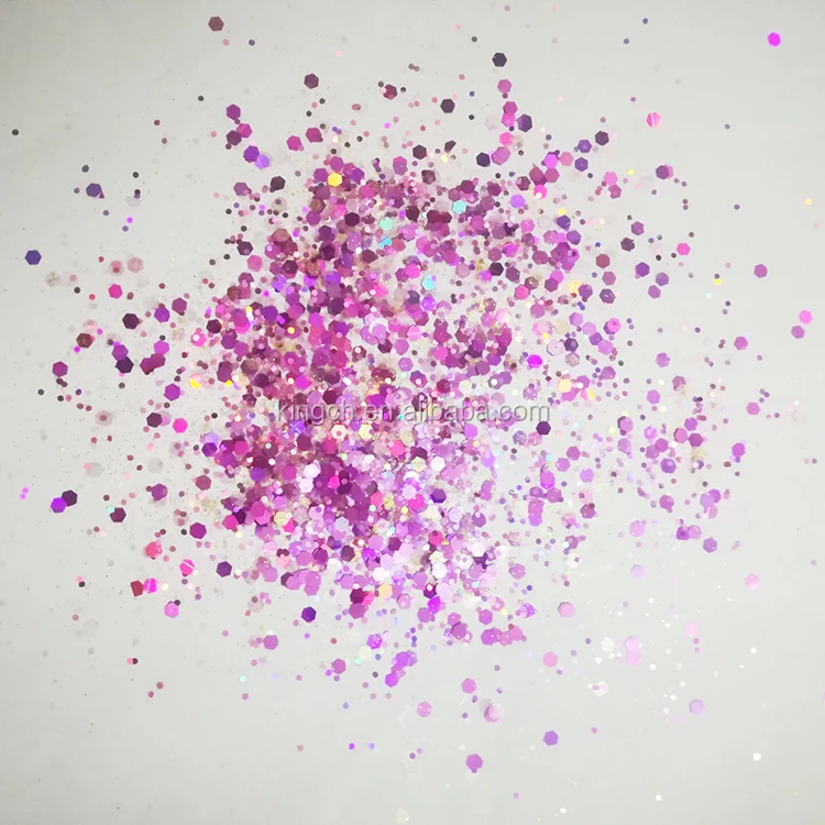 Chunky glitter.