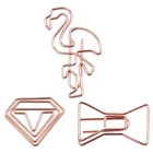 Licheng LP427 Numbered Paper Clips, Creative Flat Metal Flamingo Paper Clip