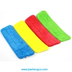 Economy Microfiber mop pad with hook and loop fastener for dry mop