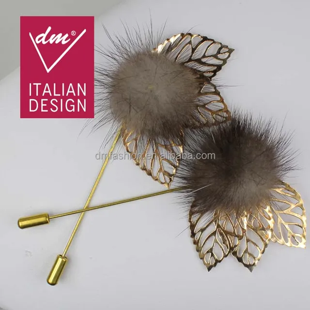 new arrival men"s suits lapel pin, fashion feather flower lapel