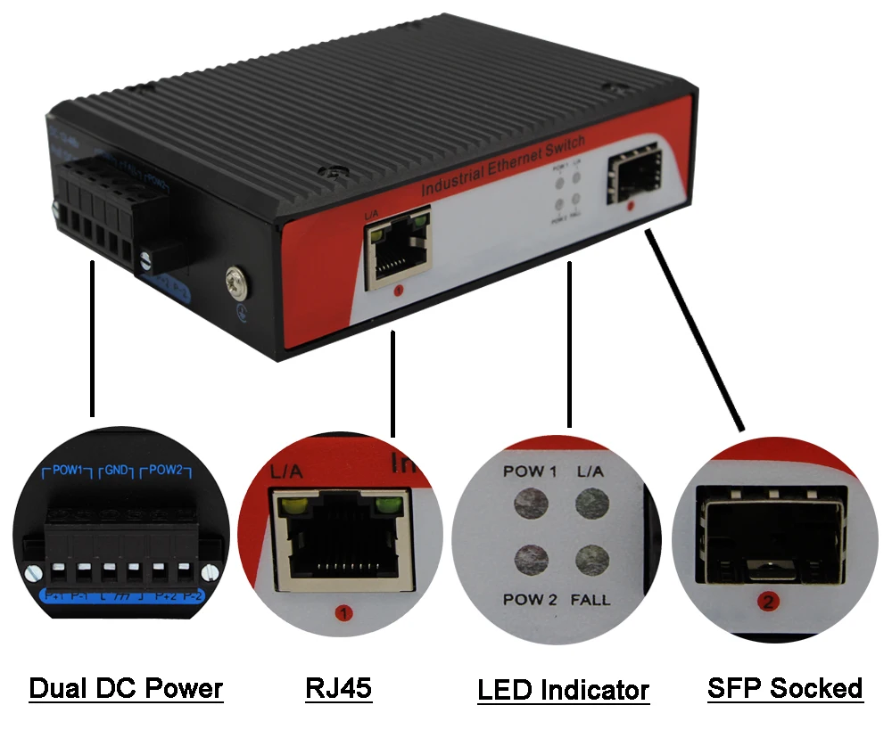 poe industrial switch