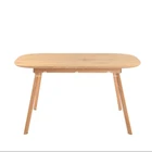 modern paper face design extension dining table for room furniture