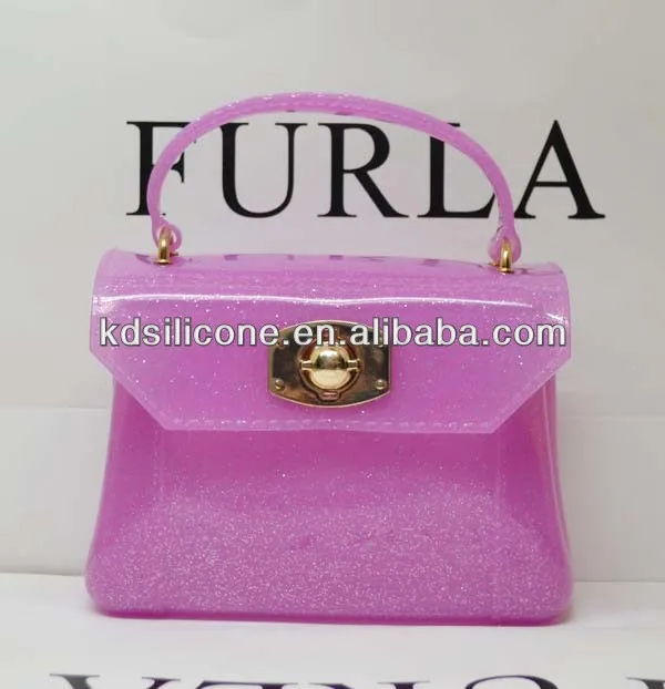 purse bag turn lock handbag,fashion glitter and clear bags shiny
