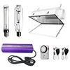 hydroponics 1000w 400w 600w complete double ended HPS MH grow light reflector kits with 600D indoor grow tent