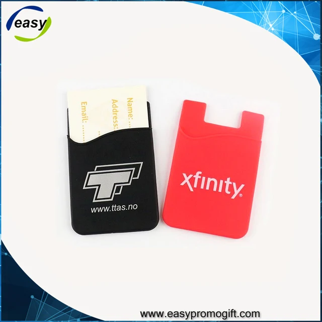 3m adhesive sticker silicone pocket mobile phone wallet