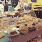 clear acrylic cake bakery display box food screen bread display case