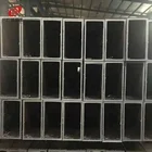 Hollow section rectangular seamless x52 carbon steel tube gals