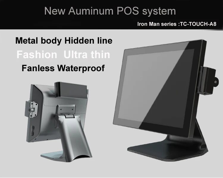 2017 hot All in One Touch Dual Screen Lottery Restaurant Retail Pos System Malaysia