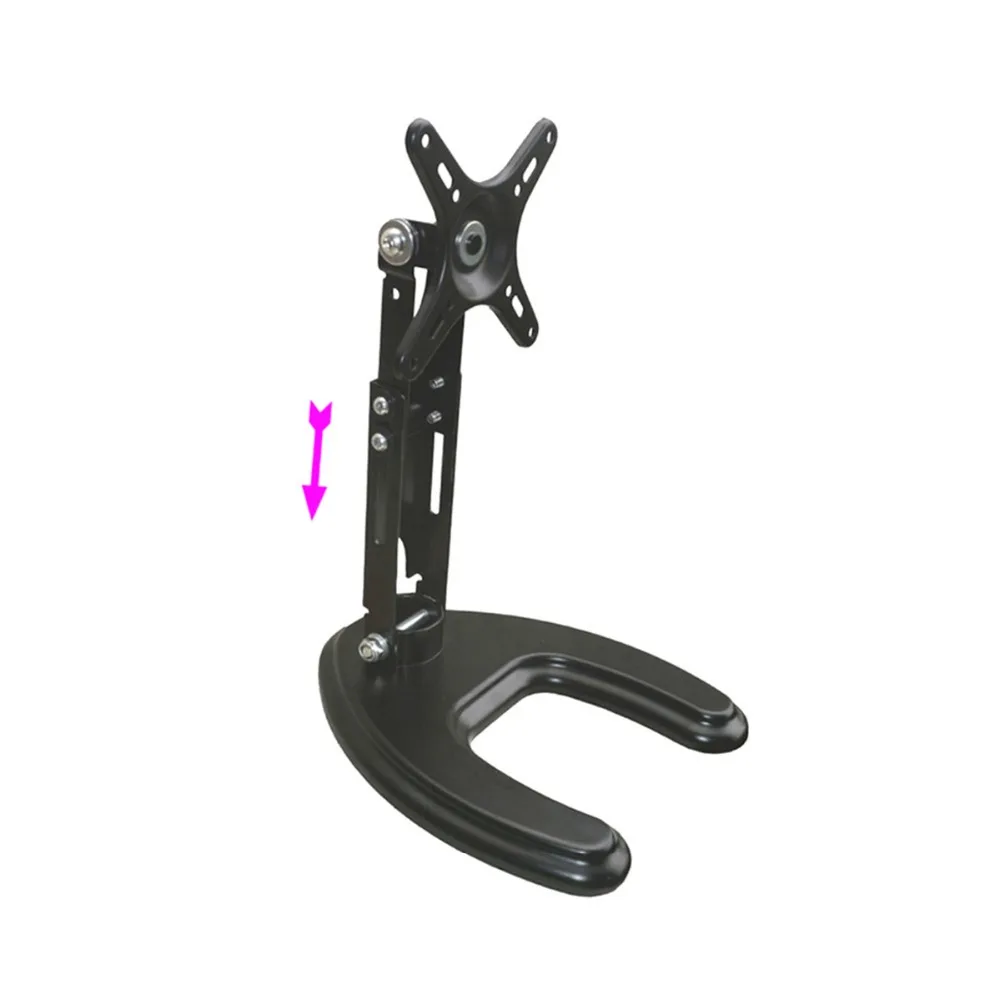 Wearson WS-03UP VESA Monitor Stand Desk Mount Base Tilt Lift Height Adjustable&Detachable 75x75 100x100mm VESA Plate for 13 - 27 inch LED&LCD Screen Aluminium alloy (1)