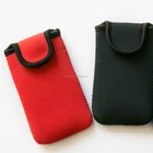 Free Stock Sample custom waterproof neoprene mobile phone cases colorful cellphone bag