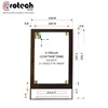 9.7inch reflective lcd 1536*2048 resolution portrait display in cell capacitive touch outdoor screen no backlight
