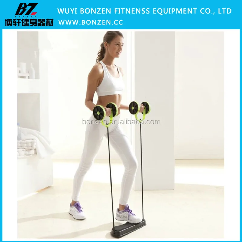 Newest Fitness Equipment Ab Wheel Ab Roller Pull Rope